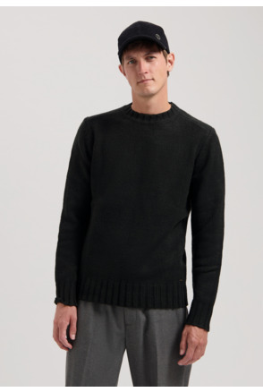 Dstrezzed Heren Crewneck Trui DS Per Zwart