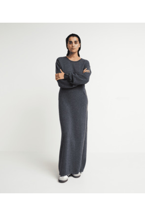 10DAYS Dames gebreide broek the knitted power dress wol kasjmier