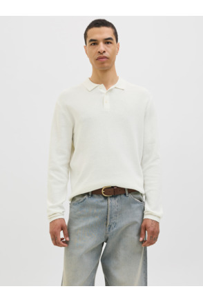 JJEGEORGE KNIT POLO LS SN