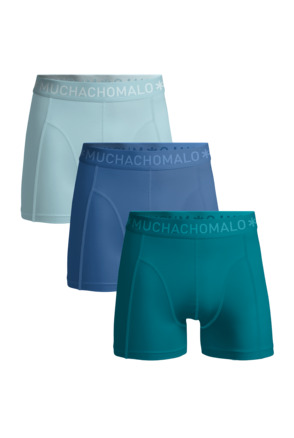 Heren 3-Pack Boxershorts Effen Blue