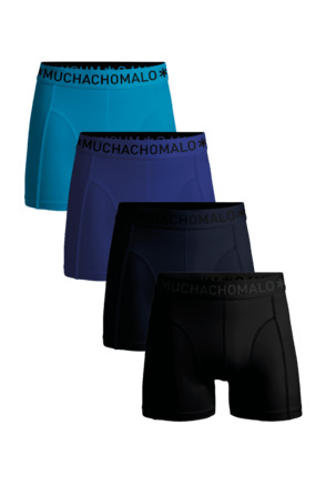 Men 4-Pack Boxer Shorts Solid