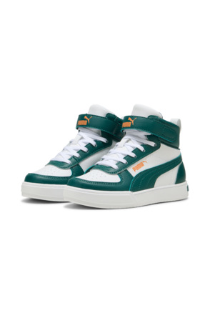 Caven Mid PS PUMA White-Varsity Green-P