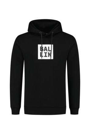 Gestapelde Logo Hoodie Mannen