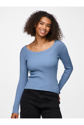 PCMIRA LS U-NECK KNIT NOOS BC