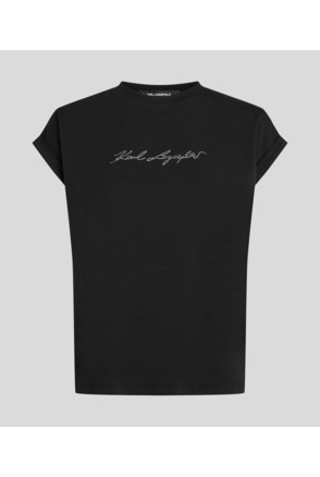 SIGNATURE RHINESTONE T-SHIRT