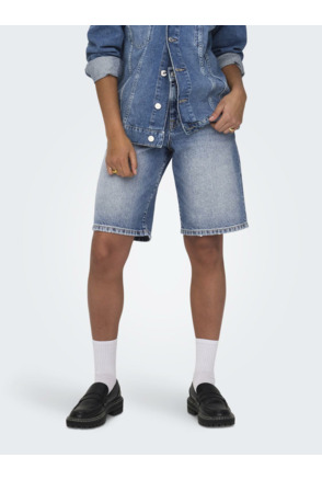 Baggy Fit Denim shorts met middelhoge taille voor dagelijks gebruik