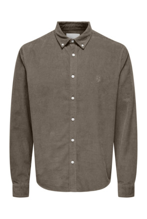 Regular Fit Button Down Kraag Lange Mouwen (L/M) Heren