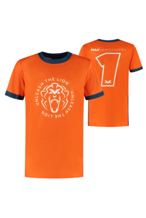 Kids - Sportshirt - Oranje - Unleash The Lion