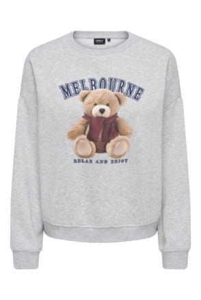 Loose Fit O-Neck Long Sleeves (L/S) Sweatshirt met print