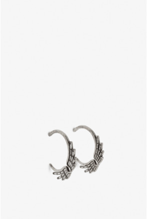 ROCK STAR HOOP EARRING