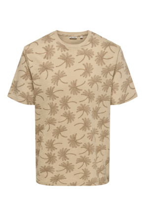 ONSMALDINI AOP REG. SS AOP TEE