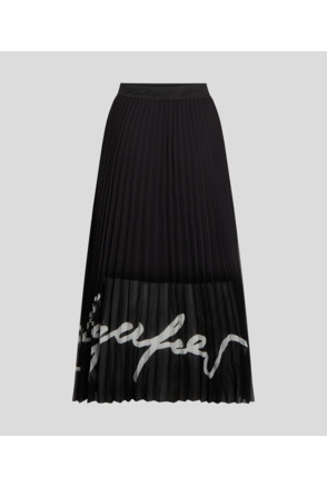 SIGNATURE EDGE PLEATED SKIRT