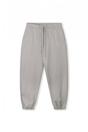 10DAYS Dames gestreepte jogger broek katoen elastaan