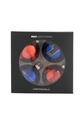 Kerstballen 4-pack - Max Verstappen