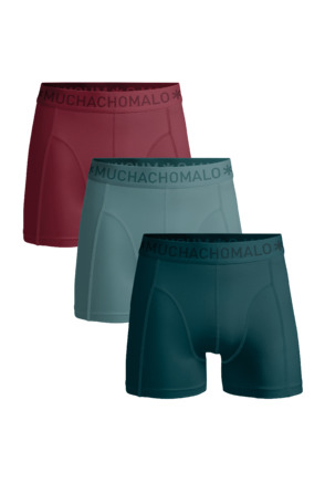 Heren 3-Pack Boxershorts Effen Green/Brown