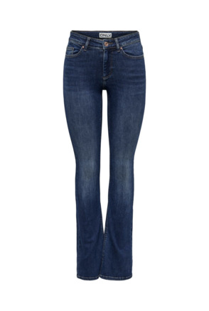 Flared Fit Jeans met uitlopende taille en uitlopende taille met zakken aan de voorkant