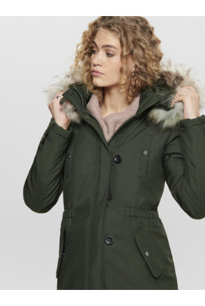 Hood w. Detachable synthetic fur edge Long Sleeves (L/S)