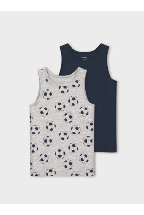 NKMTANK TOP 2P MELANGE FOOTBALL NOOS