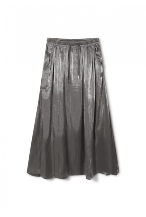 10DAYS Dames glanzende rok viscose polyester