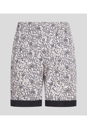 FLORAL PRINT FLUID SHORT