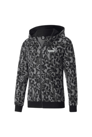 Alpha AOP Full-Zip Hoodie FL G Puma Bla