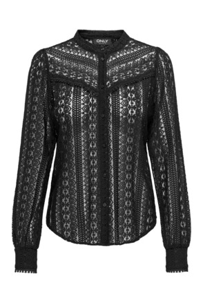 Regular Fit Shirt Collar Long Sleeves (L/S) Vrouwelijke overhemdkraag, met manchetten met knopen en normale pasvorm