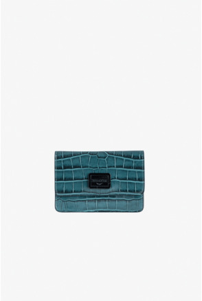 LE CECILIA WALLET EMBOSSED CRO