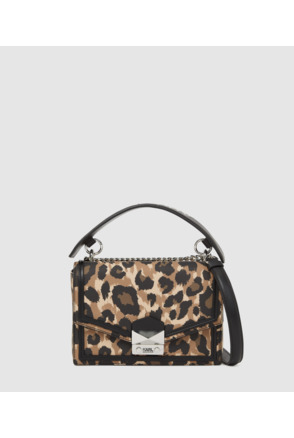 K/STYLE LEOPARD SHOULDER BAG
