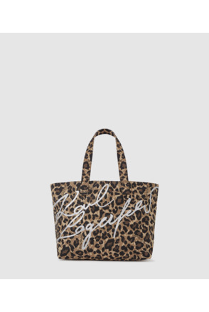 K/STYLE LEOPARD SHOPPER