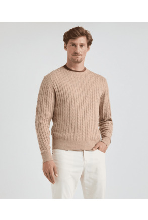 Cable Crew Neck sweater