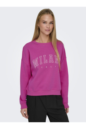 Loose Fit O-Neck Long Sleeves (L/S) Sweatshirt met print