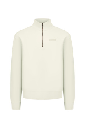 Box Logo Half-zip Sweater 100% Katoen Mannen