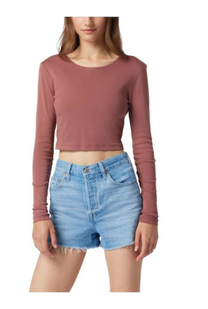 ONLKIKA L/S CROPPED TOP JRS