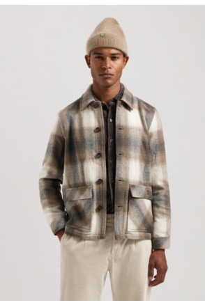 Dstrezzed Heren Overshirt Zwart Key Check