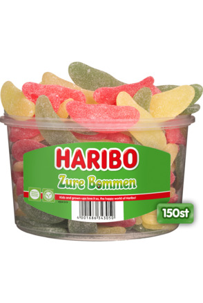 Haribo Zure Bommen 150 stuks