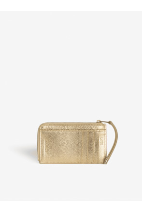 ZV CARD METALLIC GRAINED LEATH