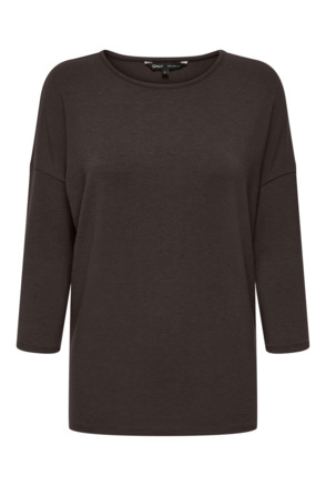 Loose Fit O-Neck 3/4 Sleeves (3/4) Top met ronde hals en 3/4 mouwen voor dagelijks comfort