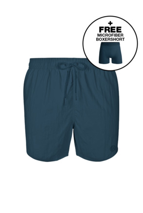 Heren Zwembroek Effen Blue