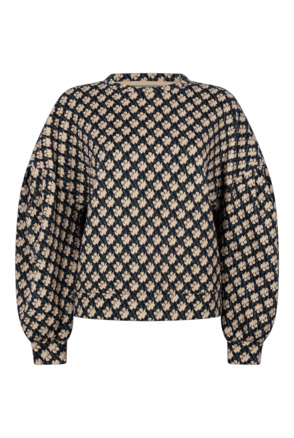 Aaiko Dames Trui Blue Iris Sweater
