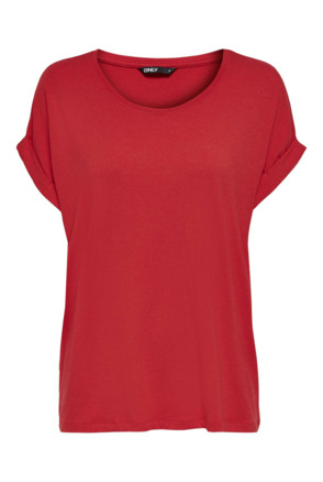 Regular Fit O-Neck Short Sleeves (S/S) Regular fit top met ronde hals en korte mouwen