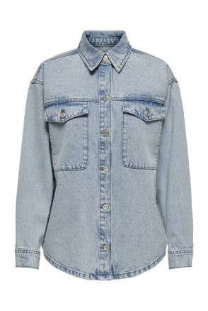 Spread Collar Long Sleeves (L/S) Spijkerjack met lange mouwen en verlaagde schouders