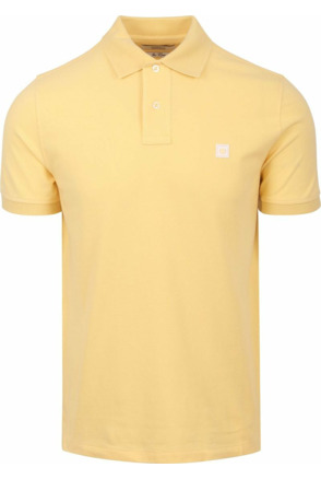 King Essentials The Rene Poloshirt Geel