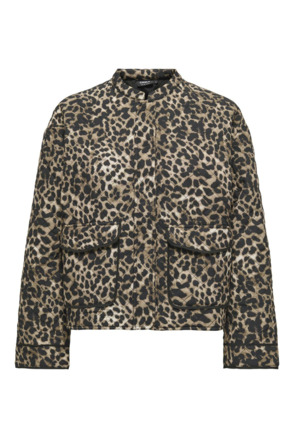 O-Neck Long Sleeves (L/S) Gewatteerd kort jasje