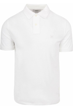 King Essentials The Rene Poloshirt Wit