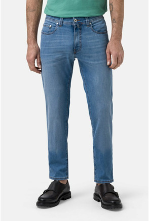Pierre Cardin Broek Lyon Tapered Futureflex Vintage Blauw