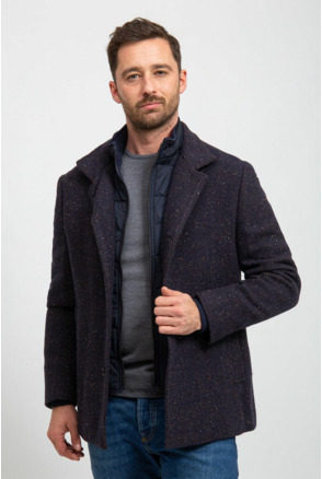 Suitable Robert Coat Wol Navy