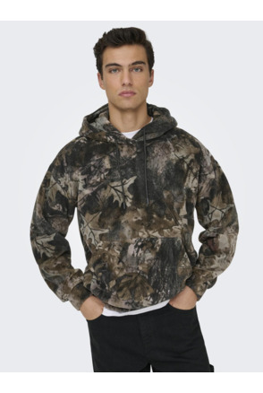 Oversize Fit Hoodie Lange Mouwen (L/M) Heren