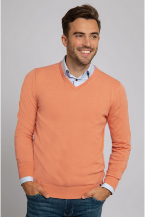 Suitable Pullover Vini V-Hals Oranje