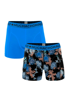 Heren 2-pack shorts Mold Print/Blue