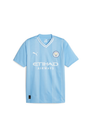 MCFC Home Jersey Replica Team Light Blu